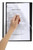 MARBIG A4 DELUXE PP FLAT FILES (CLEAR FRONT) Black