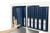 MARBIG ENVIRO CLEARVIEW INSERT BINDERS A4 3 'D' 38mm Blue