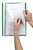 MARBIG A4 STANDARD PP FLAT FILES (CLEAR FRONT) Green