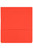 MARBIG SLIMPICK DOCUMENT WALLET Foolscap Manilla Red