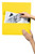 MARBIG SLIMPICK DOCUMENT WALLET FOOLSCAP MANILLA YELLOW