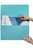 MARBIG SLIMPICK DOCUMENT WALLET A3 Blue  440mm x 315mm