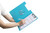 MARBIG SUMMER COLOR CLIPFOLDER A4 PVC BLUE 4300601