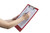 MARBIG PVC CLIPBOARDS Foolscap Red