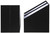 MARBIG SIMPLE STORAGE MAGAZINE HOLDERS Black (Pack of 3)