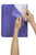 MARBIG DISPLAY BOOK - REFILLABLE A4 PURPLE
