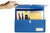 MARBIG POLYPICK WALLETS A4 Heavy Duty Wallet Blue