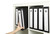 MARBIG ENVIRO DELUXE BINDERS A4 4 'D' 50mm Black