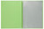 MARBIG REFILLABLE DISPLAY BOOK 20 POCKET LIME