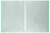 COLOURHIDE DISPLAY BOOK FIXED 20 SHEET Green
