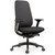 ACAMA Stylish High Back Office Chair With Synchro Mechanism and Arms in Black Colour and Black Frame, Each
