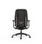 ACAMA Stylish High Back Office Chair With Synchro Mechanism and Arms in Black Colour and Black Frame, Each