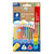 Staedtler 128 Noris Jumbo Triangular Coloured Pencils + Sharpener, Assorted Pack of 12