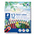 Staedtler 185 Noris Colour Half Length Coloured Pencils - Assorted, Box of 12