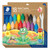 Staedtler 224 Noris Junior Wax Crayons, Pack of 18