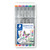 Staedtler 308 Pigment Liner 0.5mm - Wallet of 6 Assorted Colours (Standard Assorted Colours)
