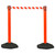 Retractable Belt Barrier Red Post - Red/White