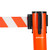 Retractable Belt Barrier Red Post - Red/White
