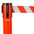 Retractable Belt Barrier Red Post - Red/White