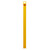 Bollard Heavy Duty Removable KeyLock 90mm In Ground Yellow 1200mm
