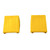 Car Wheel Chock Plastic - Yellow