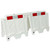 Stackable Water Barrier-White