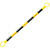 Enforcer Cone Bar Extendable 1.3 - 2.0m Black/Yellow, Each