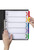 MARBIG BOARD DIVIDERS A4 1-5 Tab Xtra Wide Clear