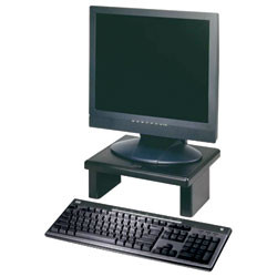 DAC MONITOR RISER Suits LCD Screens Black - PrimeWork