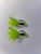 Chartreuse Black Chartreuse Underspin Crappie Jig