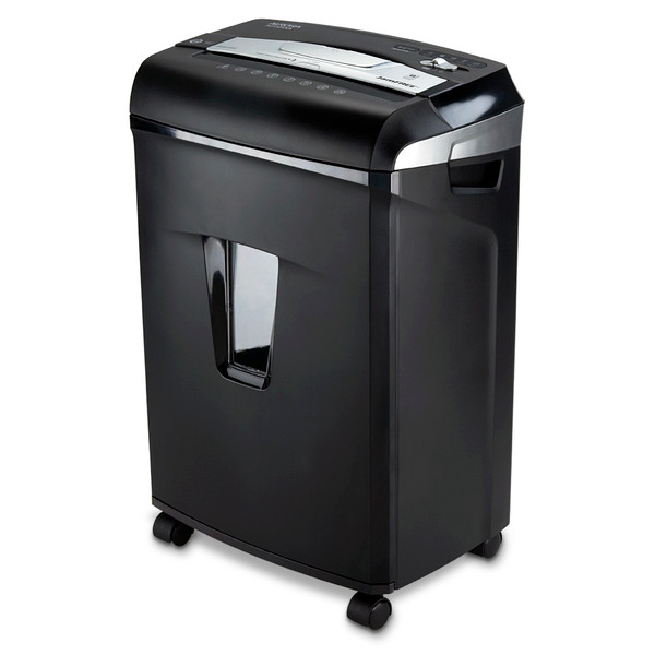 Aurora JamFree AU1235XA 12-Sheet Cross-Cut Paper / Credit Card Shredder with Pull-Out Wastebasket