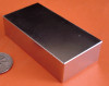 Neodymium Magnets 4 in x 2 in x 1 in Strong Rare Earth Block N42