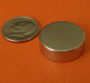 Neodymium Magnets Disc 3/4 in x 1/4 in Strong N42