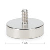 Rare Earth Neodymium Cup Magnets #10-24 Thread Male Stud 1 inch