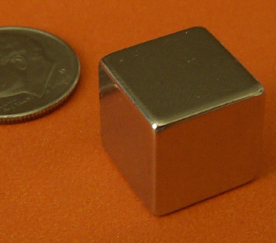 Neodymium Cube 1/2 inch Rare Earth N42