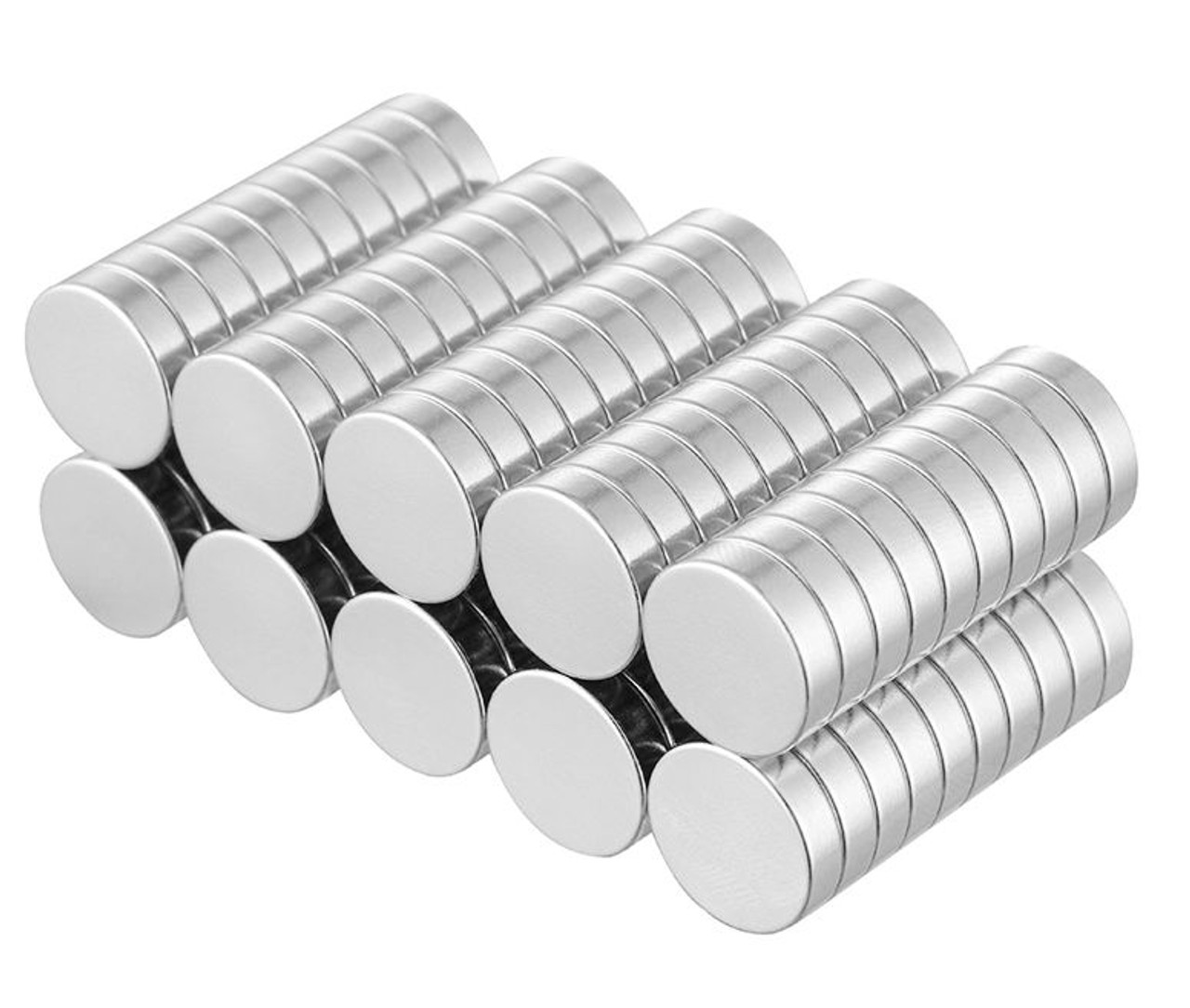 100 PCs 1/2 x 1/8 inch Neodymium Magnets 12.7x3.2 mm discs, The World’s Strongest & Most Powerful Rare Earth Magnets - Shipping Included