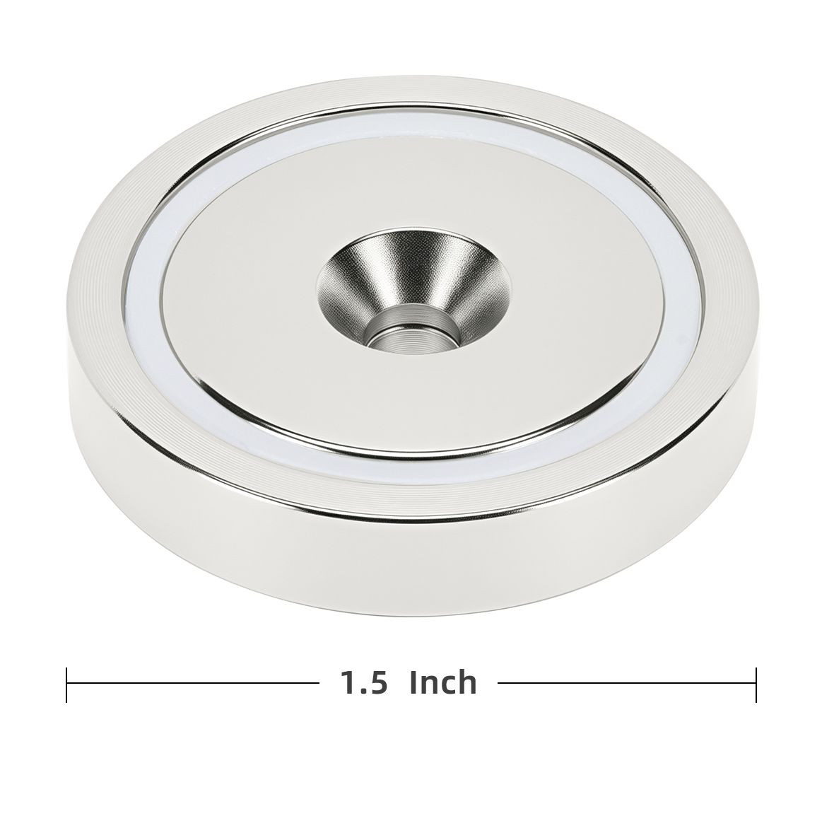 130 LB 1.5 x 0.31 inch Cup Magnets Neodymium Pot Magnet