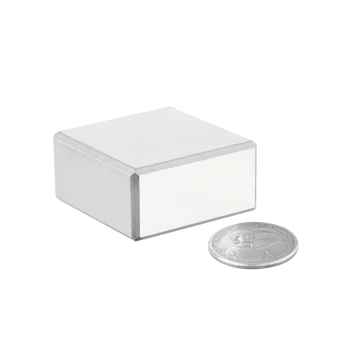 Rare Earth Neodymium Block Magnet 40mm x 40mm x 20mm Heavy-Duty NdFeB Magnet for Industrial, Manufacturing & Scientific Use