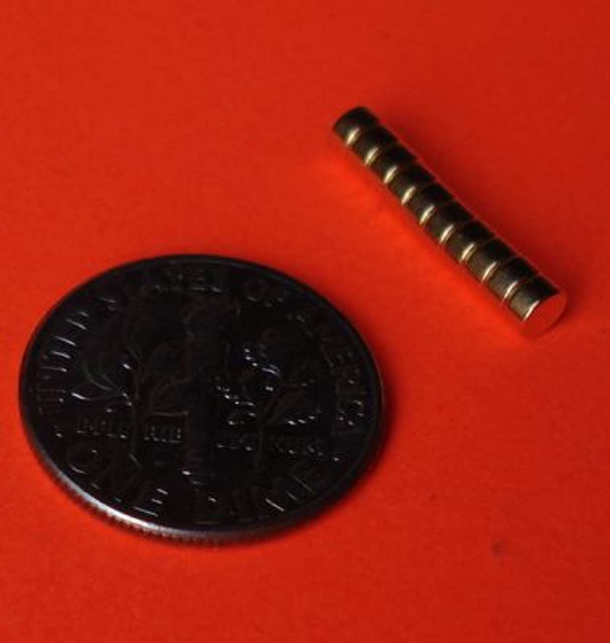 Neodymium Magnet 1/8 in x 1/16 in Rare Earth Disc N42 Neodymium Magnet 1/8 in x 1/16 in Rare Earth Disc N42