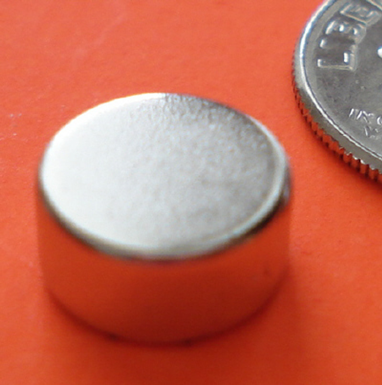 Rare Earth Magnets 3/8 in x 3/16 in Disc Neodymium N42