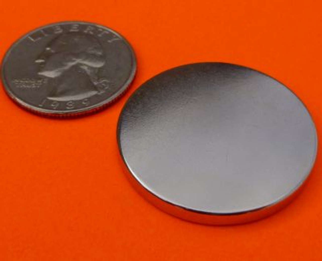 Strong N52 Neodymium Magnets 1.26 in x 1/8 in Rare Earth Disc