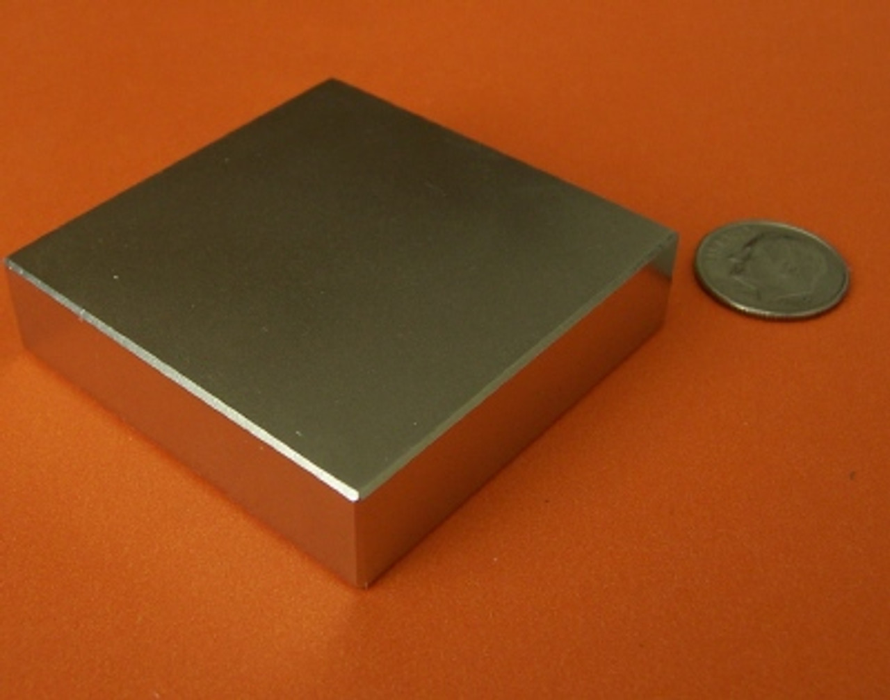 N50 Neodymium Magnets 2 in x 2 in x 1/2 in Rectangle Block