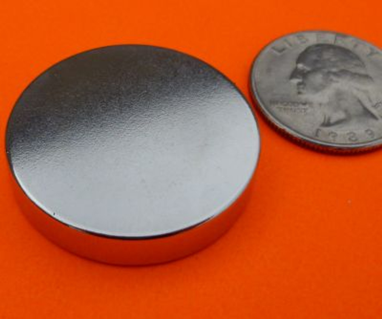 N52 Neodymium Magnets 1.25 in x 1/4 in NdFeB Disk