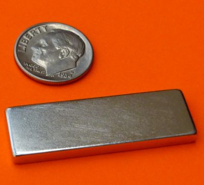 N48 Neodymium 1.5 in x 1/2 in x 1/8 in Plate