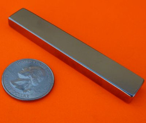 Super Strong N52 Neodymium Magnet Block 3 in x 1/2 in x 1/4 in