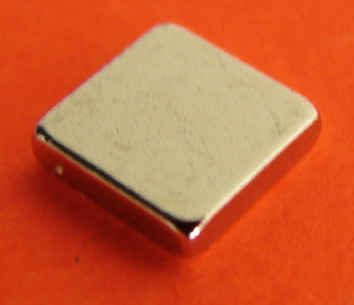 Rare Earth Magnets 1/4 x 1/4 x 1/16 inch Neodymium Block N42