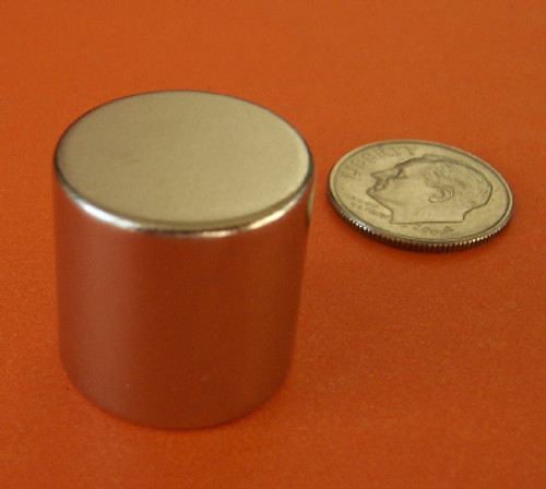 N42 Neodymium Magnets 1.5 in x 1/4 in Disc w/1/4 in Hole - Applied Magnets  - Magnet4less