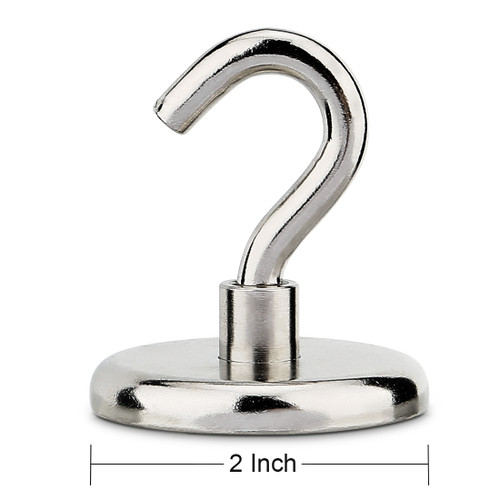 Large Magnetic Hooks 2 inch Neodymium Hook Magnets