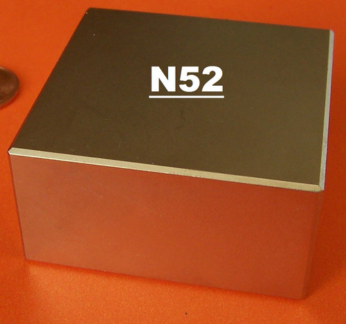 【美品】NRBN NRBN2 セット N52 Strong Neodymium Magnets NdFeB Block 2 in x 2 in x 1 in