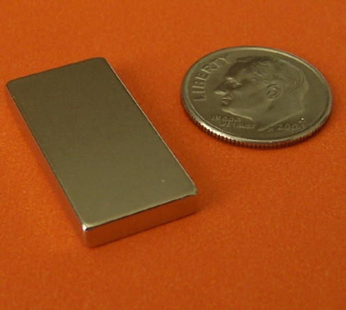 Neodymium Magnets N50 Rare Earth 1 in x 1/2 in x 1/8 in Block
